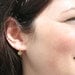 Tiny Gold Hammered Disc Earrings // Small Coin Everyday Earrings // Mini 14K Gold Filled Earrings
