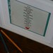 Back to School Teacher Gift - Teaching is Love original print turquoise grid notepaper backgroundValentines Day