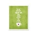 Typography Poster A Cup of Tea and a Long Book - CS Lewis red home decor kitchen quote modern original print