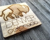 Denver Colorado Beetle Kill Pine Bison Magnet
