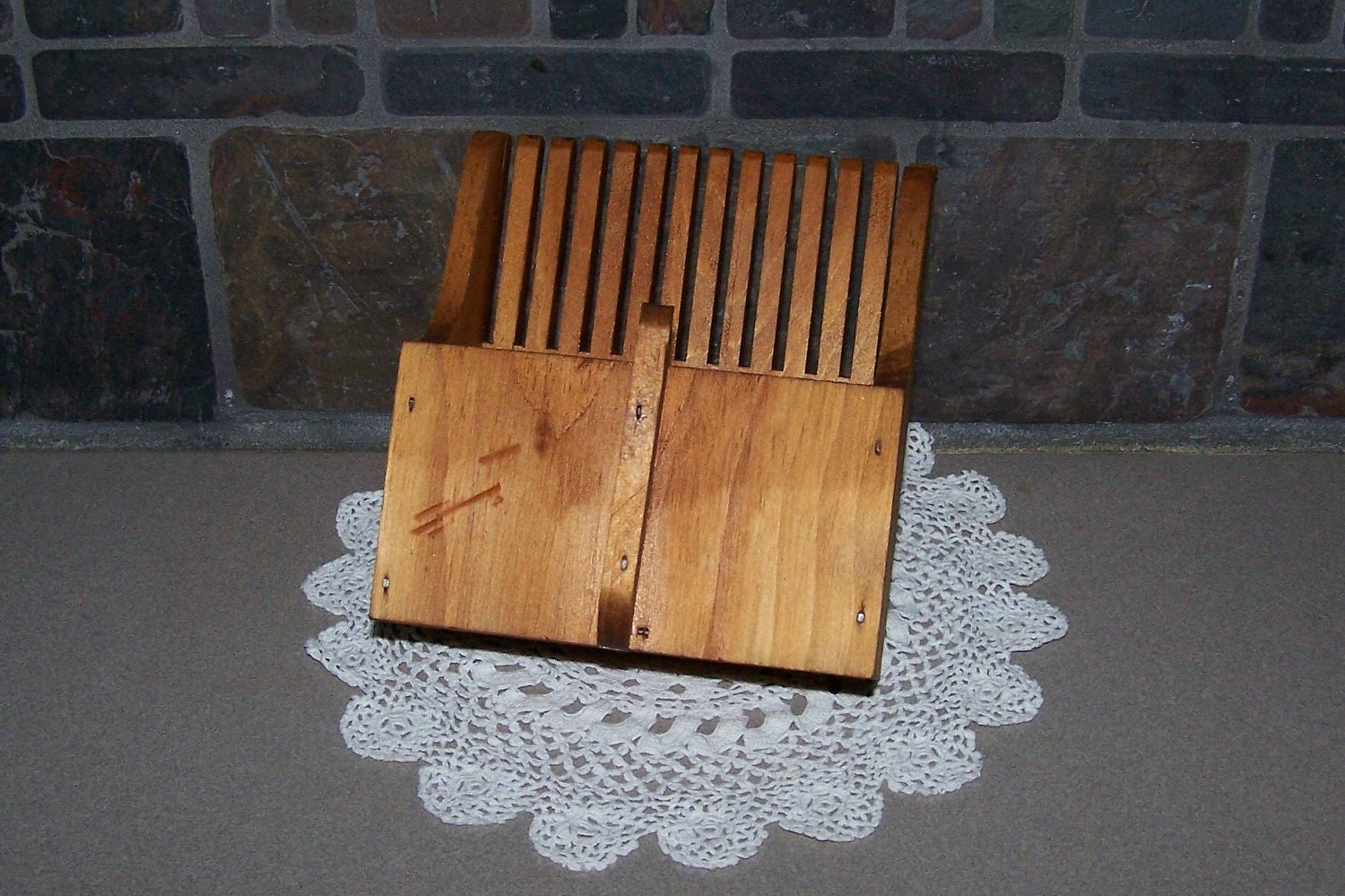 Wooden Berry Scoop Handmade Primitive Tool