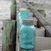 Set of 6: Vintage Blue Mason Jars-Ball Perfect Mason