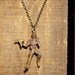 Toy Soldier Necklace (made of vintage bullet casings) Men's or women's necklace.