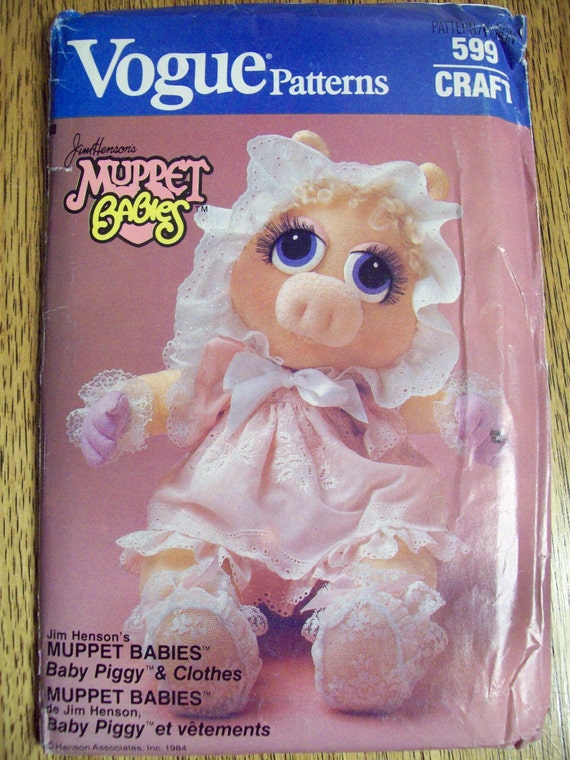 miss piggy doll 1980s