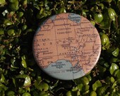 Australia Map Magnet for fridge and magnet boards Made from a Reproduction Map Il_170x135