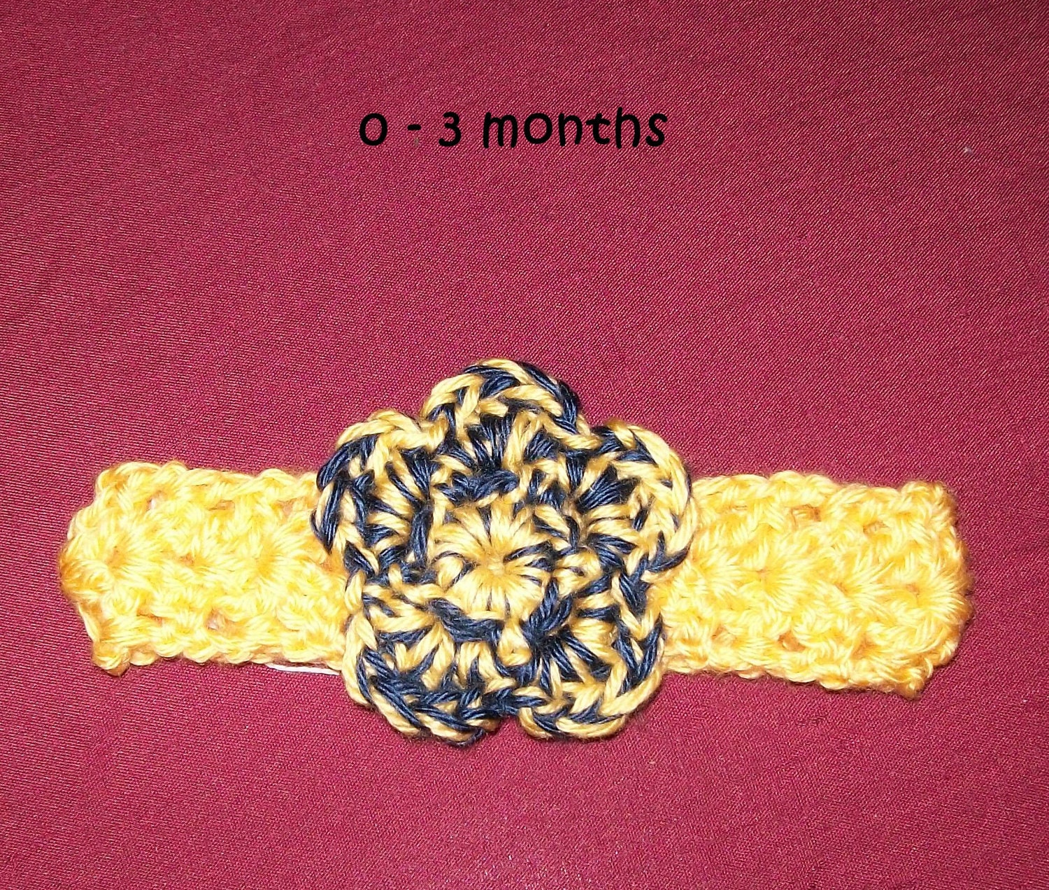 WVU Colored Baby Headband