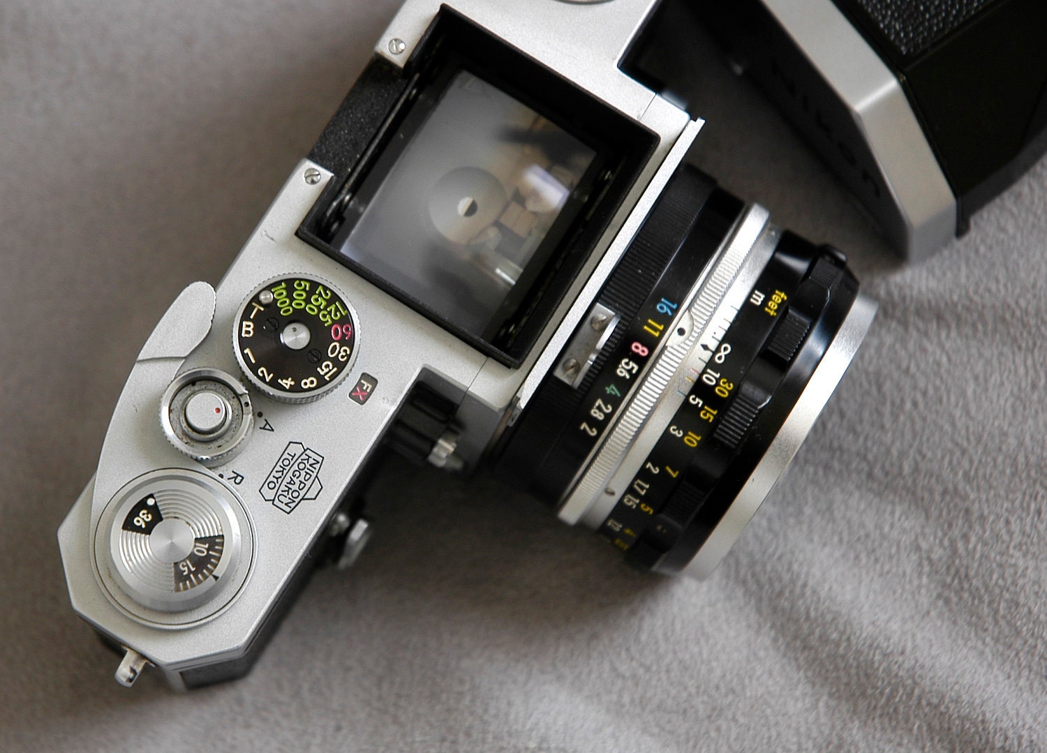 Vintage Nikon camera rare 35mm film camera Nikon Photomic F, early 1960s camera