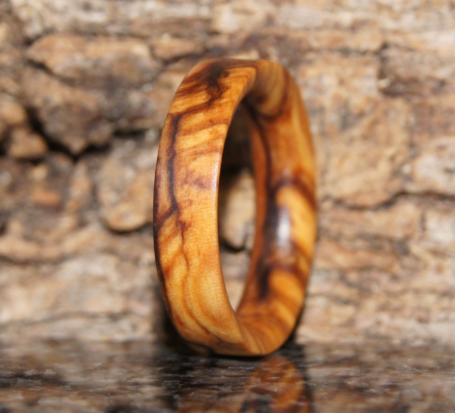 Size 7 - Olive Wood Ring