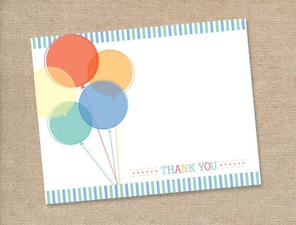 Balloon Birthday Party Invitation