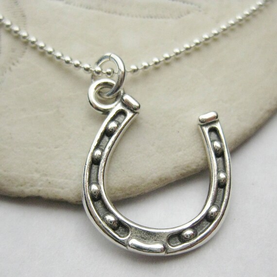 Horseshoe Necklace Horses At Dorothy Hood Blog