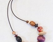 Fun and fashionable wooden beads with a touch of color