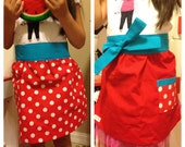 Kid reversibe apron READY 2 SHIP