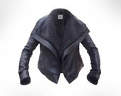Custom made Black Leather Biker by J.O.D