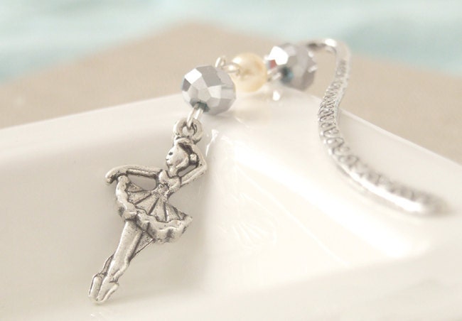 Ballerina Bookmark - Beaded Bookmark - Dance Lover Bookmark