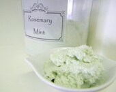 SUGAR SCRUB - Rosemary Mint Body Polish - Emulsified - 10oz Jar
