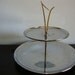 Atomic Midcentury 2-Tier Serving Tray