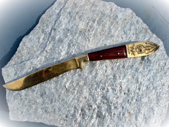 Vintage Brass Letter Opener by KZStudioz on Etsy