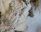 Organic White Sage Bundle Extra Large 9" long x 6" around, Sweat Lodge, Entire Home, Medicine Circle, Aura Cleanse