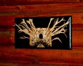 Diablo art - Tyrael woodburned home decoration