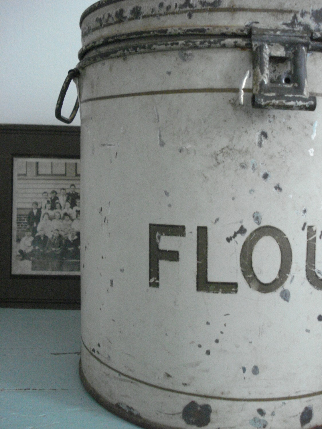SALE vintage flour can