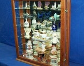 Cherry Wall Curio Cabinet