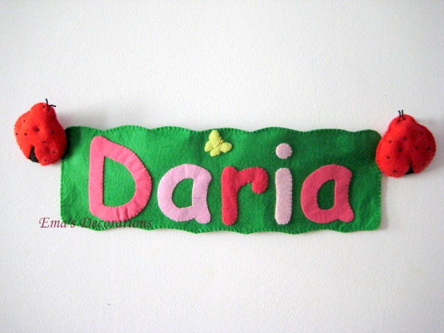 Personalized Name Banner For Kids Room