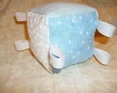 Soft blue baby block