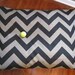 Black/Denton Chevron Pet Dog Duvet Cover-Large