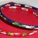 Cloisonne Set of 2 Bracelets Blue and Red