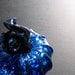 Blown Glass Pumpkin - Small - Transparent Vibrant Blue - Home Decor - Pumpkin Art