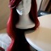 MERMAID/VIXEN WIG, Red Wig with Thick Swoop Bangs and Beautiful Full Waves: One of a Kind High Quality Wig designed by Traci Hines