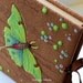 Embroidered Luna Moth book, journal, notebook.