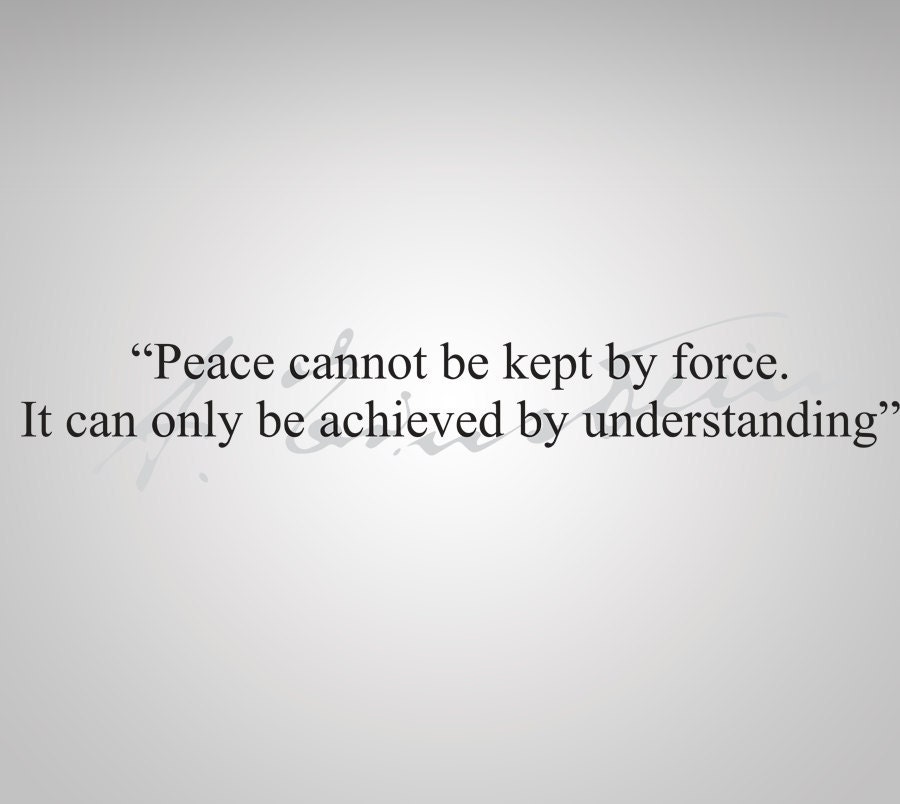 Albert Einstein Wall Decal Quote