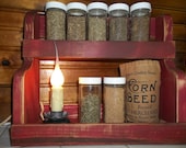 Primitive Rustic Farmhouse Spice Rack/Shelf