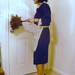 White Swan 1950s Black Maids uniform Size Medium