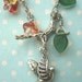 Sterling Silver Bird Pendant Necklace, Bird Branch Necklace, Large Bird Necklace, Tree Branch Necklace,