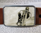 cool rider belt buckle, motorcycle racer buckle 294