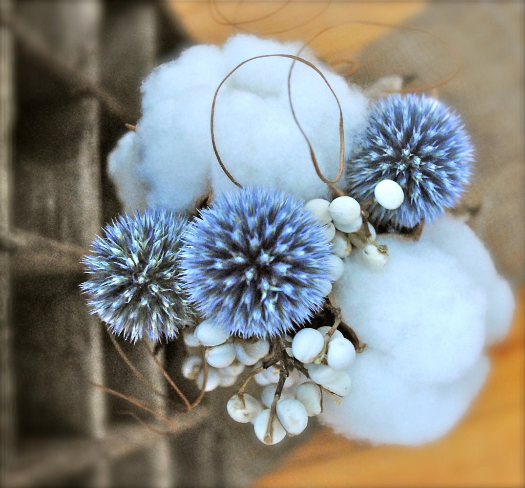 Cotton Centerpiece Bouquets - Raw Cotton -  Natural Cotton - Wedding - Rehearsal Dinner - Bridal Shower - Anniversary - Home Decor