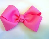 5" hot pink everyday bow