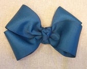 5" everyday bow in teal