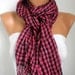 Plaid Women Shawl Scarf - Cowl Scarf - fatwoman