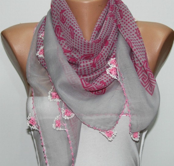 Turkish Anatolians Scarf - Oya - Yemeni - Cowl - Multicolor - New