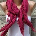 BIG SALE Crimson Glory - Women Shawl Scarf - Cowl Scarf Long Scarf - fatwoman