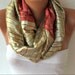 Multicolor Silk Shawl Scarf -  Cowl - fatwoman