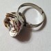 Upcycled Map Rose Ring