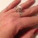 Upcycled Map Rose Ring