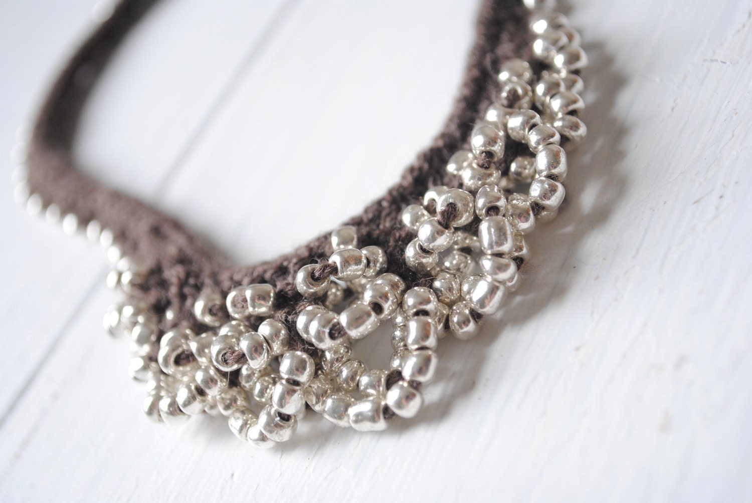 Mermaid Necklace with silver beads