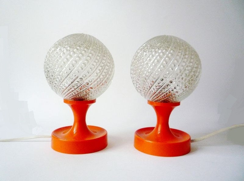 RESERVED for Hwee - Pair of Vintage Bedside Lamps