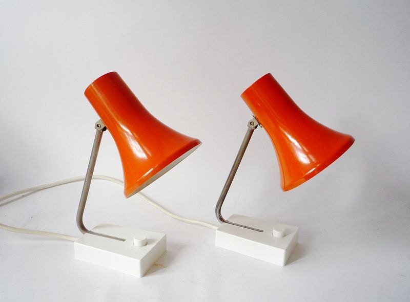 Pair of Vintage Bedside Lamps