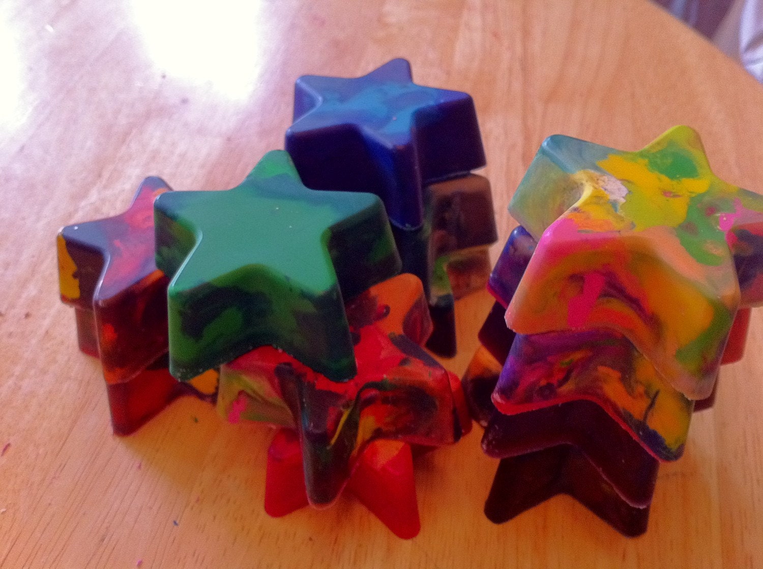 1  Jumbo Chunky Funky Star Crayon